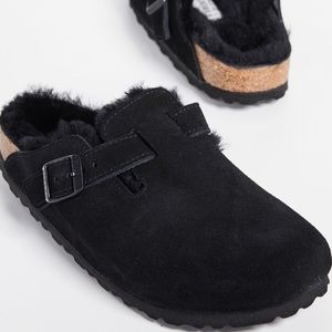 Boston shearling Birkenstock's (suede leather)